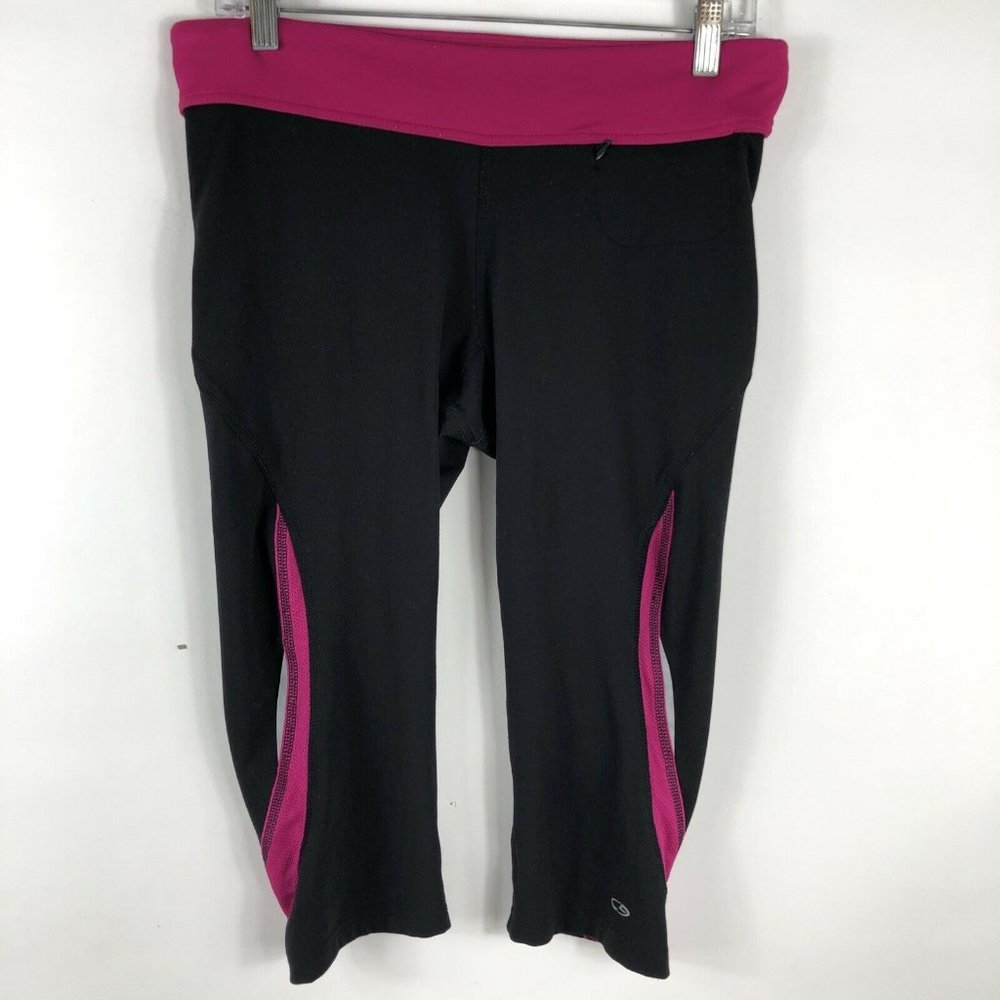 Champion Athletic Knee Length Shorts Women's Large Stretch Running Training